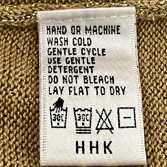 Draper's & Damon's Shimmer Mock Neck Blouse Shimmer Size Large - Picture 9 of 15